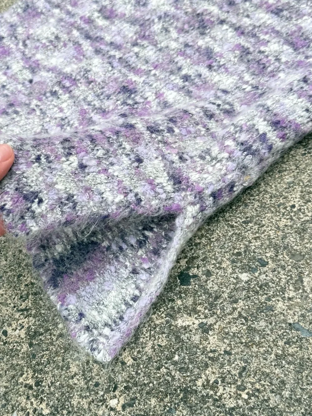Vintage Old Navy Lavender Marled Turtleneck Sweater size S